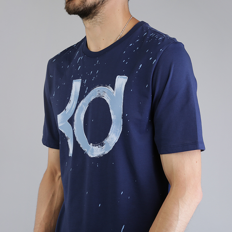 мужская синяя футболка Nike Dry KD 932412-429 - цена, описание, фото 2